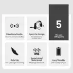 Safe and Comfortable Ear-Hug Headphones