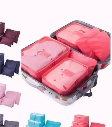 6 Pieces Portable Luggage Packing Cubes 🧳