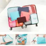 6 Pieces Portable Luggage Packing Cubes 🧳