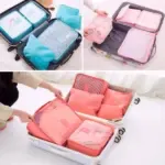 6 Pieces Portable Luggage Packing Cubes 🧳