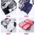 6 Pieces Portable Luggage Packing Cubes 🧳