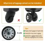 Luggage Wheel Protection Cover - Set 12 PCS
